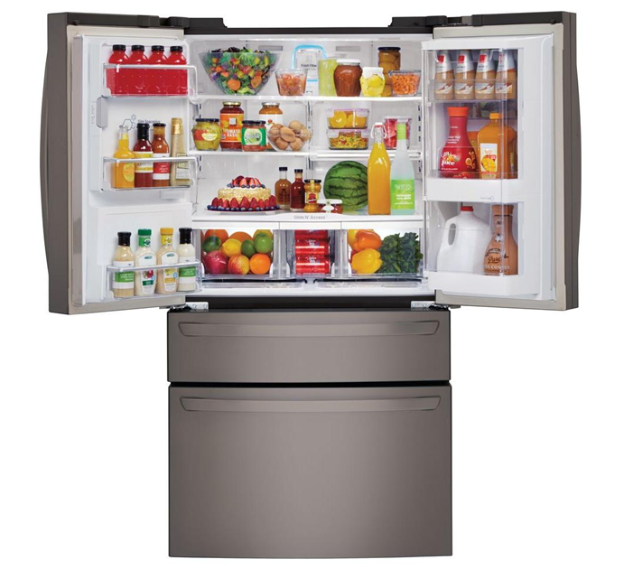 LG Electronics 30 cu. ft. French Door Refrigerator in Black Diamond Stainless Steel