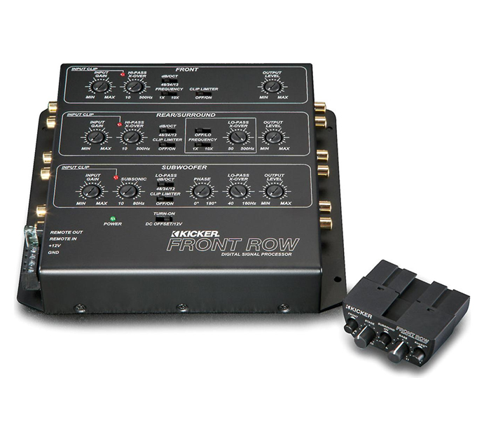 Kicker Front Row™ 6-channel digital signal processor