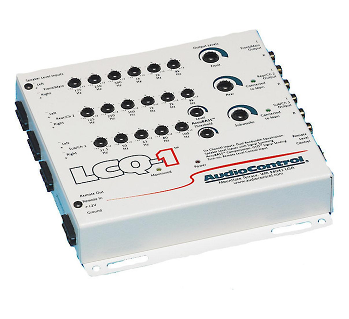 AudioControl LCQ-1 6-channel line output converter with equalizer — (White)