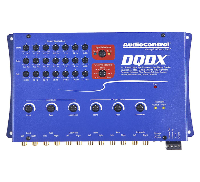 AudioControl DQDX Digital signal processor (Blue)