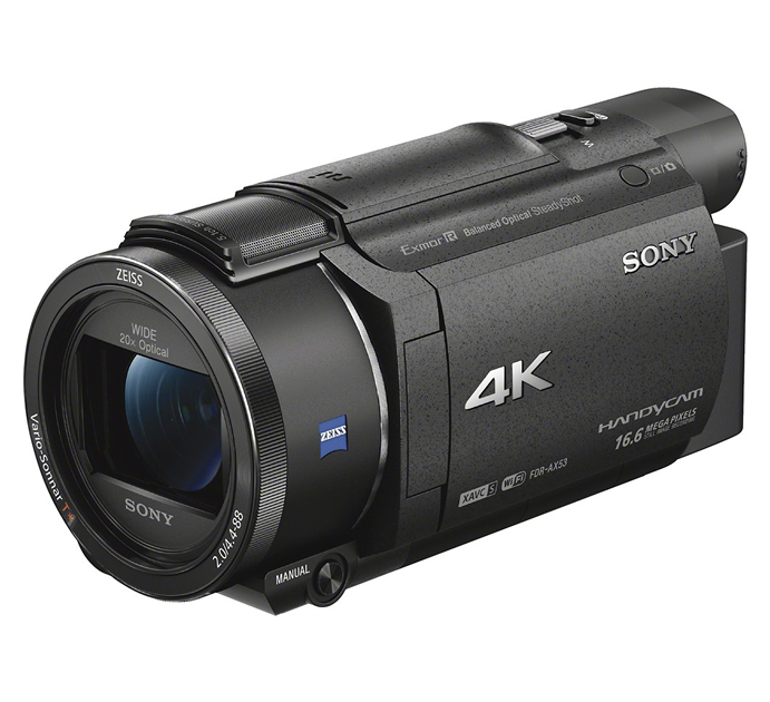 Sony Handycam AX53 4K Flash Memory Camcorder (Black)