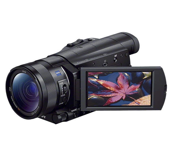 Sony Prosumer AX100 4K HD Flash Memory Camcorder Black