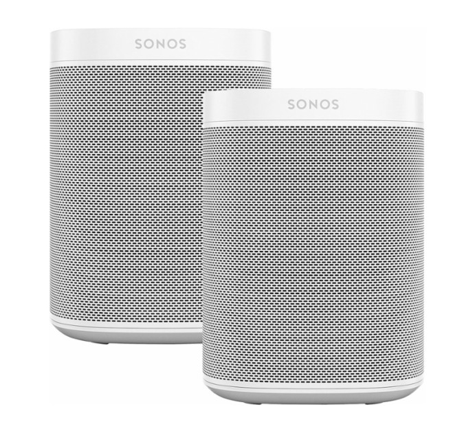 Sonos A Pair of Sonos One Wireless Speakers with Amazon Alexa Voice