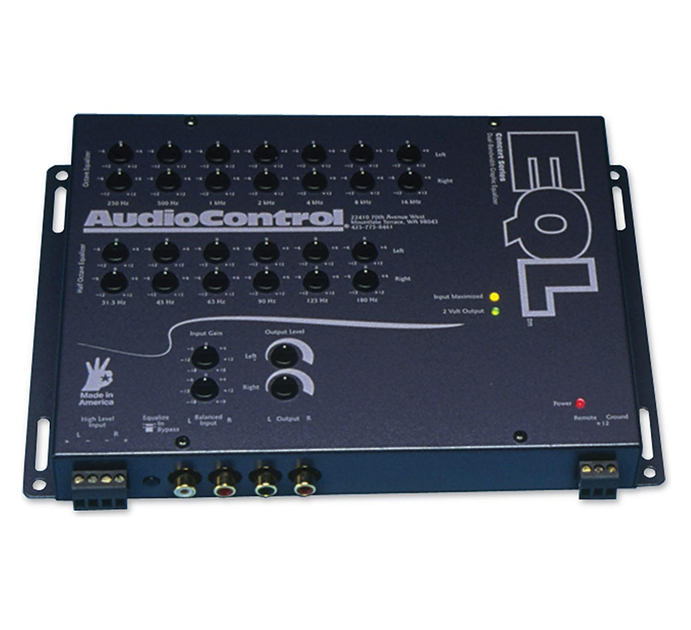 AudioControl EQL Trunk-mount 2-channel equalizer with level matching (Gray)