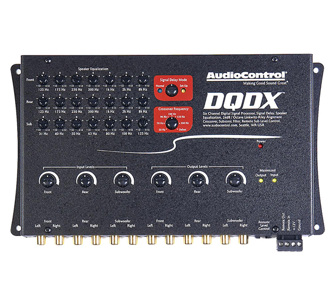 AudioControl DQDX Digital signal processor (Black)