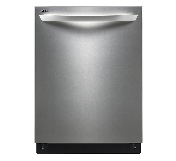 LG Top Control Dishwasher with 3rd Rack in Stainless Steel with Stainless Steel 
