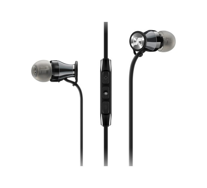 Sennheiser MOMENTUM Earbud Headphones Black Chrome