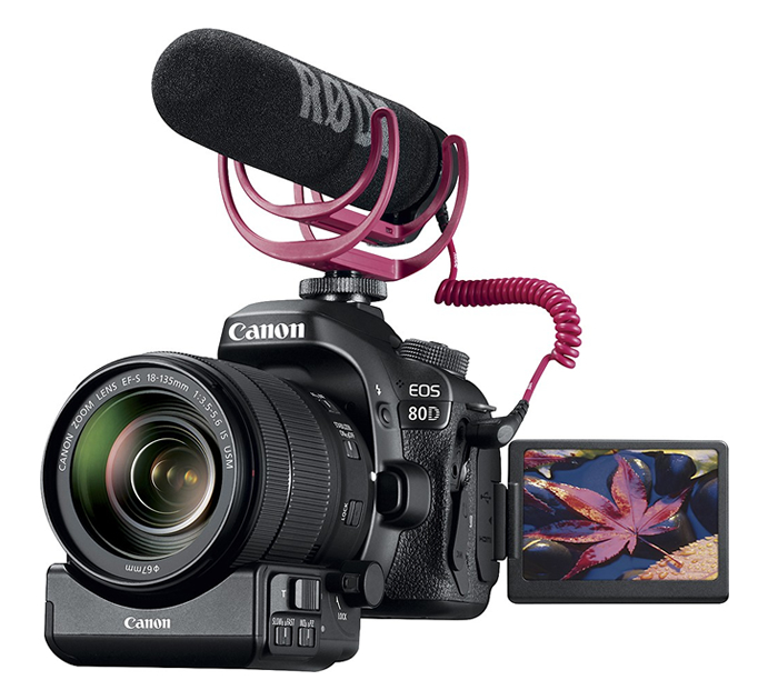 Canon Canon EOS 80D DSLR Camera with 18-135mm Lens Video Creator Kit