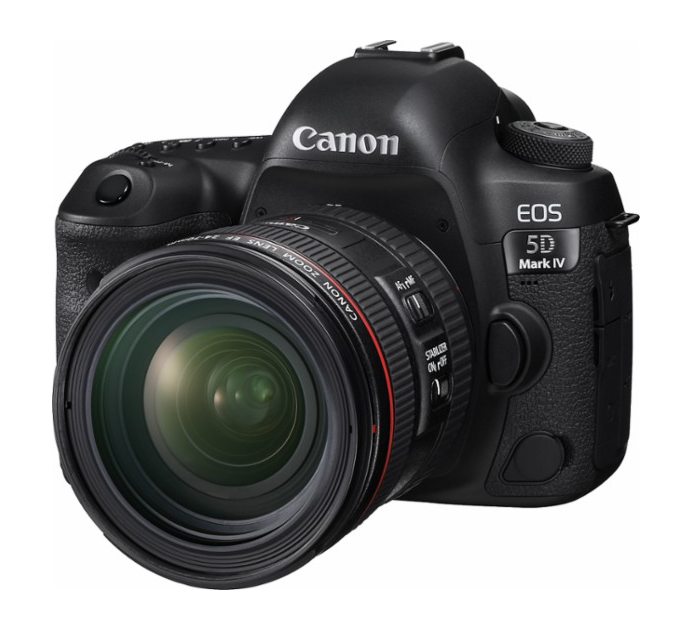 Canon - EOS 5D Mark IV DSLR Camera with 24-70mm f/4L IS USM Lens
