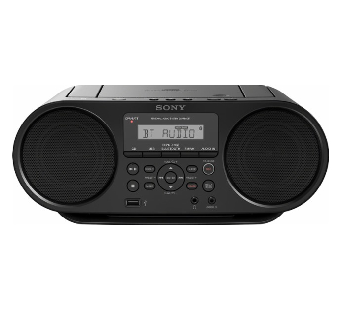Sony - CD Boombox - Black