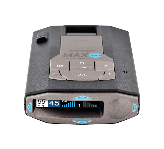Escort MAX 360c Radar detector with Wi-Fi® AND Bluetooth®, AND GPS
