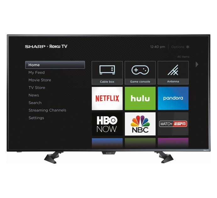 Sharp 50 Inch LED Smart HDTV Roku TV